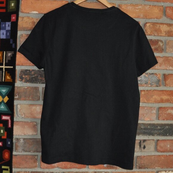 Roberto Cavalli Graphic Black & White Crew Neck T-SHIRT M - Picture 3 of 5